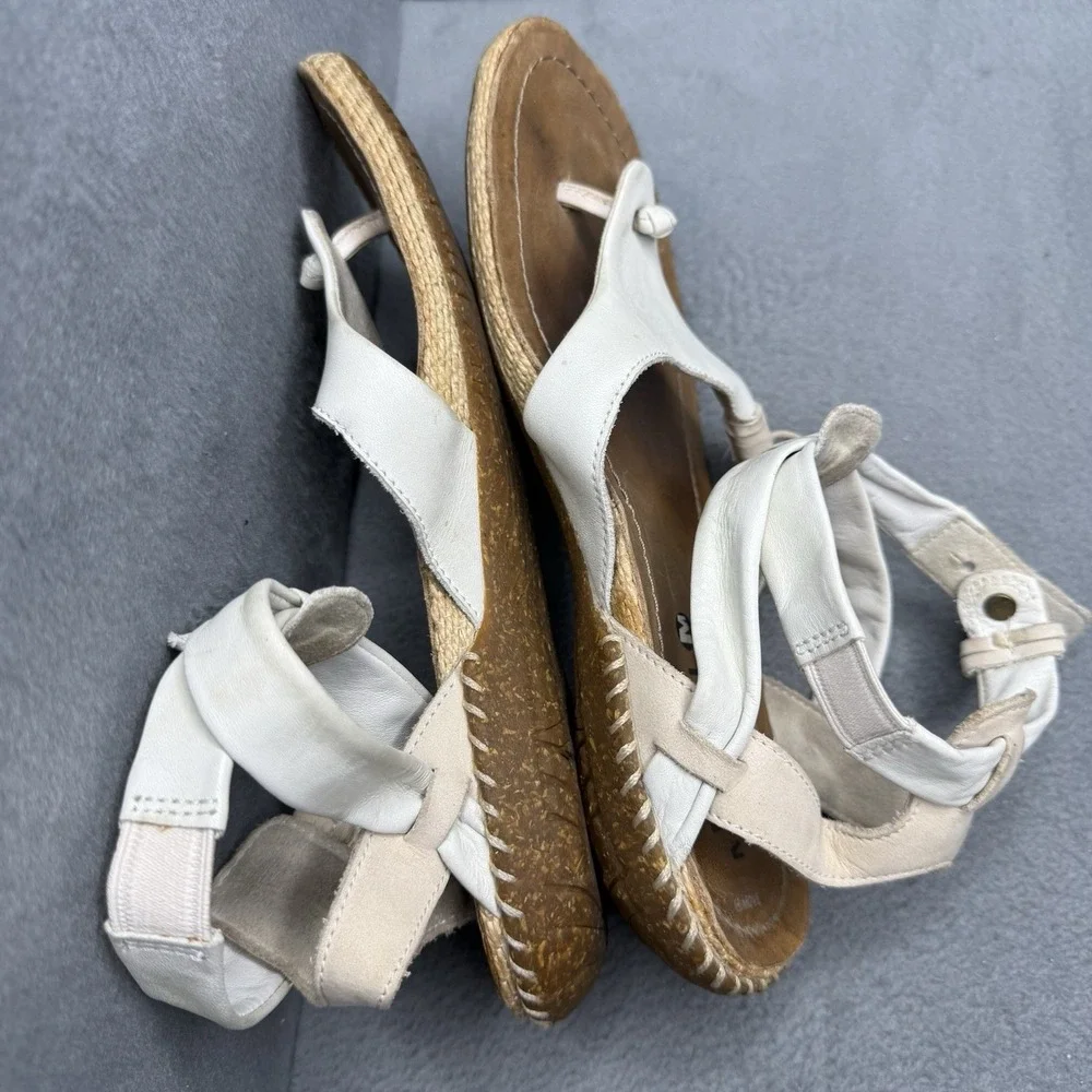 Merrell Womens Brown Leather Strappy Comfort Slingback Sandals Size 7 J55140